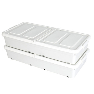 床底收纳箱带轮家用抽屉式衣服储物矮整理扁平宿舍神器床下收纳盒