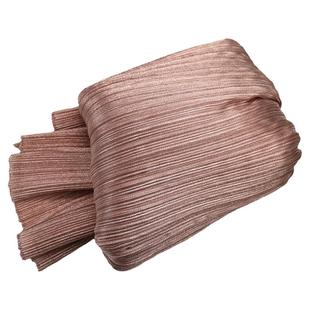 金属珠光纱肌理褶皱布料三宅可塑婚庆造型舞台装饰花艺设计师面料