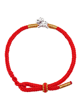 2026丙午马年足银生肖本命年红绳