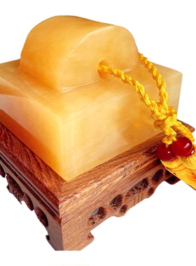 锦玉秀美玉石祝福现代客厅印章