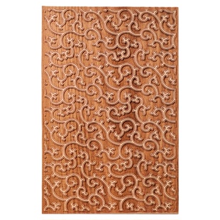 仿宋砑花笺板 瑞藤缠福纹 复刻制砑花板 信笺 木板 砑光头蜡 砑石