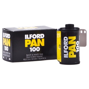 英国原装依尔福ilford伊尔福pan100黑白135胶卷菲林负片颗粒细腻
