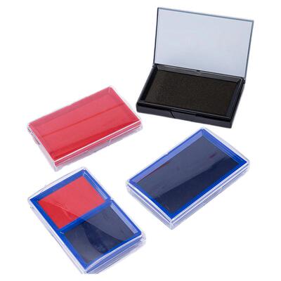 得力快干印台送印油三色可选