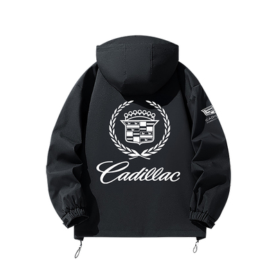 2026凯迪拉克F1车队赛车服纪念外套车迷运动黑色潮流软壳连帽夹克
