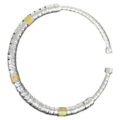 国风女款足银盘缠串手镯