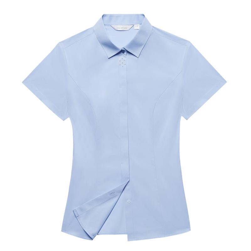 【体感免烫】虎豹纯棉女士长袖工作服职业衬衫气商务风正装面试装