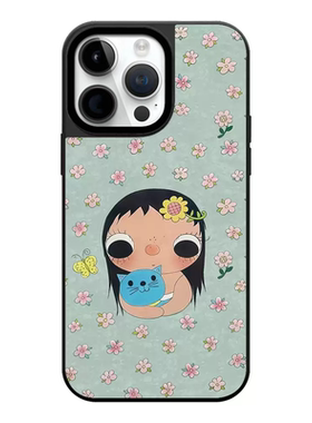 绿色Yuy小玉女孩17promax手机壳