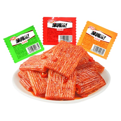 卫龙辣条亲嘴烧网红爆款辣味零食辣片休闲小吃面筋小零食小包装袋