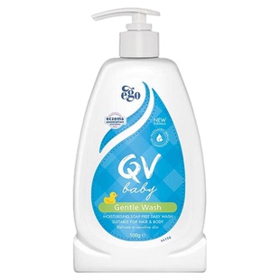 现货仓 澳洲Ego QV意高婴儿洗发水沐浴露二合一大黄鸭500g250g