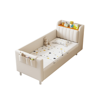 实木儿童拼接床边加宽可定制