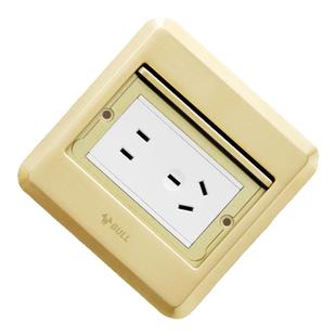 公牛开关插座公牛地插座官方旗舰店地脚插翻盖式全铜地板地脚插座