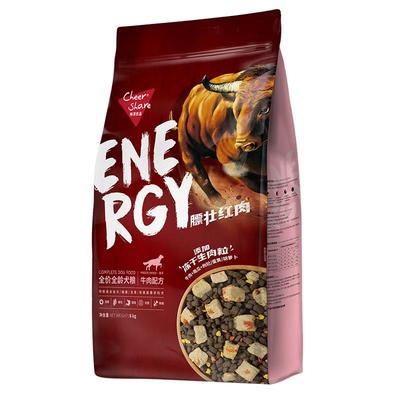 畅享优品膘壮红肉冻干狗粮6kg