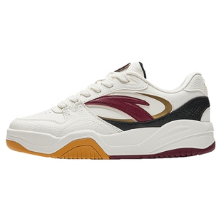 安踏好事发生丨新年款红色波浪板鞋本命年女运动鞋百搭休闲小白鞋