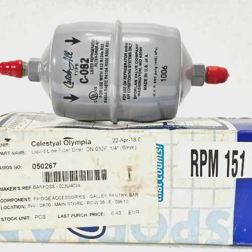 NEW  DANFOSS CATCHALL TYPE C082 LIQUID LINE FILTER DRIER 023