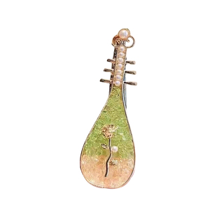 国风玫瑰花琵琶发夹女2026新款高端碎发夹子边夹侧边古风发卡头饰