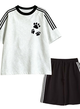 黑色短裤套装女2026新款夏天短袖