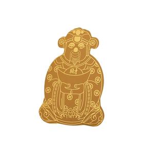 灵机麦玲玲2026马年进宝金箔贴五路金爷手机贴日进猫猫手机壳背面