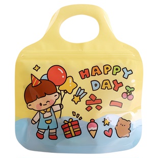 六一儿童节零食糖果礼物包装手提袋幼儿园学校小学生义卖摆摊卡通