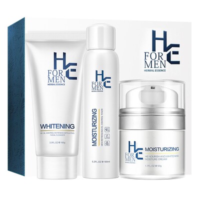 美白洁面乳赫恩去角质控油面霜