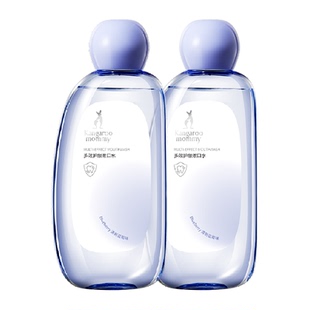 袋鼠妈妈漱口水准孕妇月子期清新蓝莓鲜橙味温和洁净口腔清新口气