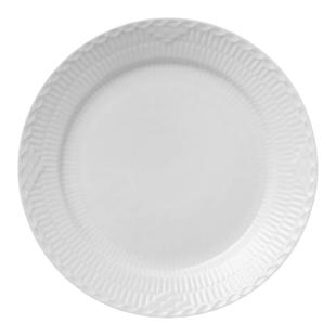 皇家哥本哈根 白色半蕾丝 半花边白瓷餐具碗汤盘子茶壶马克杯碟组