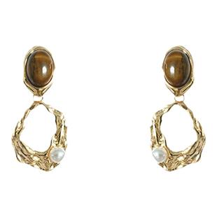 小众轻奢珍珠款软垫耳夹女复古港风美拉德无耳洞耳环气质高级耳饰