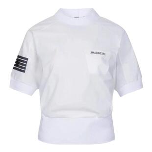 韩国高尔夫球服女装上衣2025夏新款圆领吸汗运动T恤显瘦golf短袖