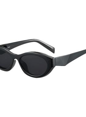 cyxus防紫外线墨镜男时尚百搭猫眼框女防晒护眼太阳眼镜运动复古