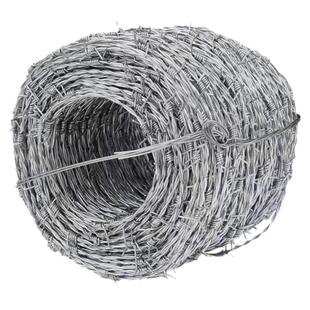 热镀锌刺绳铁丝网围栏钢丝线果园防爬防盗刺线拦牛羊猪护栏铁蒺藜