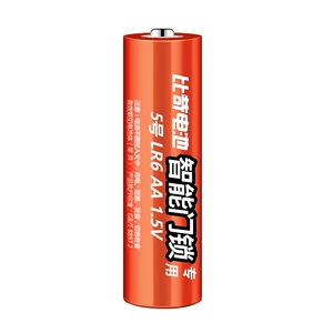 比苛5号指纹锁智能门锁碱性电池