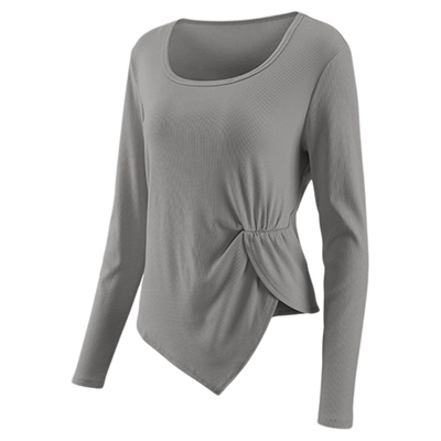 胖mm大码瑜伽服女新款长袖健身服