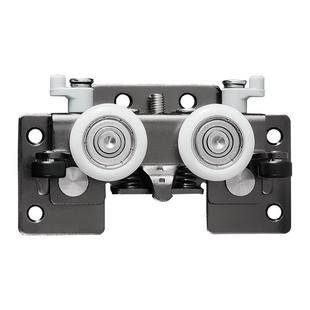 固特幽灵门隐形轨道双向缓冲专用五金配件推拉平移门吊滑无轨吊轮