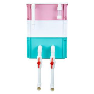 鱼缸过滤器滴流盒上置过滤盒周转箱工业风外置鱼池水循环系统