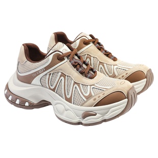 fed复古老爹鞋秋季新款女鞋网面厚底鞋休闲增高鞋女款S0919-ZC377