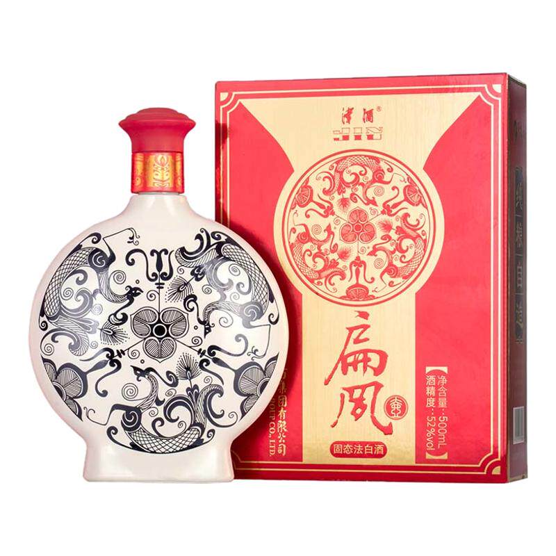 津酒扁凤壶52度500ml*6瓶整箱