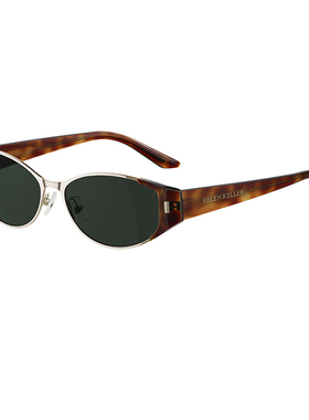 海伦凯勒时尚猫眼玳瑁太阳镜