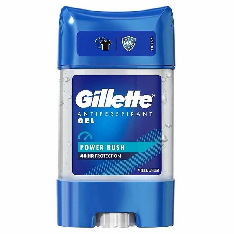 Gillette吉列止汗除臭香体啫喱透明凝胶70ml男士专用持久清香进口