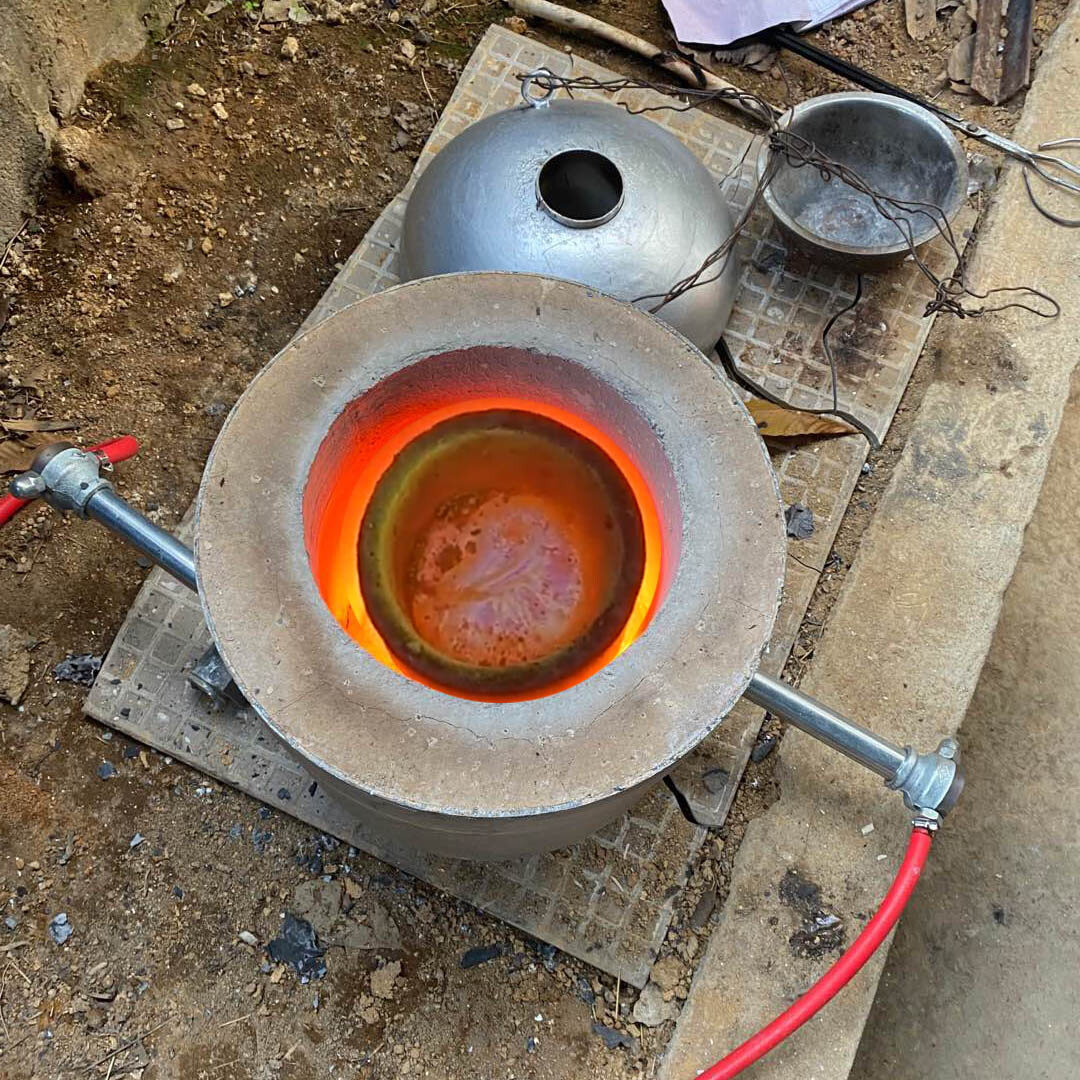 熔 炉铝熔炉熔炉 金属 小型 铸造打金子融化炉熔银坩埚高温小熔炉