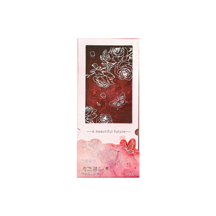 玫瑰来信系列透光票根书签透光藏字明信片高颜值复古文艺异形光影透卡毕业生日礼物创意女孩小众学生阅读书页