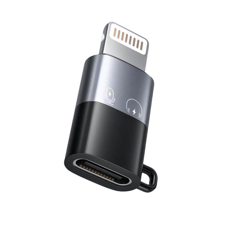 声卡直播otg转接头 适用苹果lightning转typec母转换器充电数据线