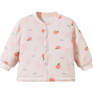 儿童棉服春秋冬婴儿保暖薄棉上衣男童女童棉衣冬装小棉袄宝宝外套