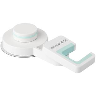 茶花粘钩卫生间免打孔壁挂墙壁强力承重吸盘挂钩无痕吸盘勾拖把架