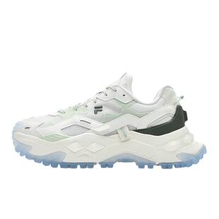 FILA FUSION斐乐潮牌女鞋BIANCO厚底潮鞋2024夏新款硬糖鞋跑步鞋