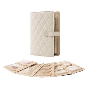 唯兰朵首饰收纳包便携项链黄金书册手饰盒外出旅行防氧化收纳袋