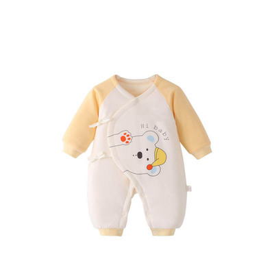 婴儿加绒夹棉加厚月子服