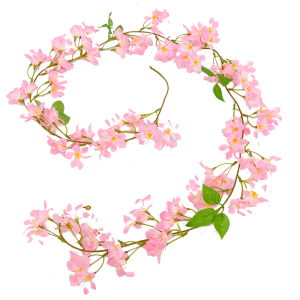 仿真樱花花藤假花装饰水管道缠绕