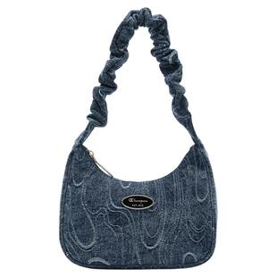 Champion冠军单肩包复古百搭包包扭扭月牙腋下包女白色手提包正品