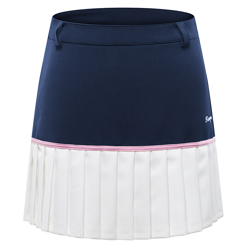 polo衣服韩版夏季裙百褶防走光