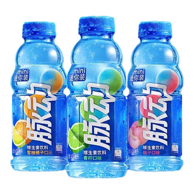 脉动青柠味桃子味维生素饮料