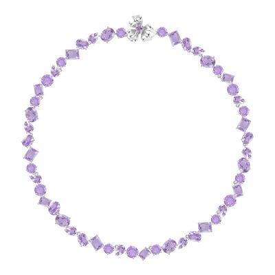 CIGALONG龙梓嘉莫奈鸢尾花紫水晶项链手链耳钉戒指礼物